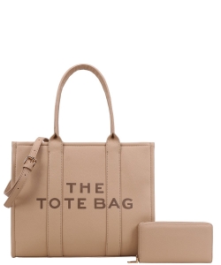 The Tote Bag For Women With Wallet DS-9145W TAUPE